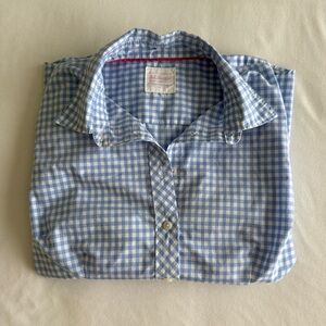 L.L. Bean Light Blue Gingham Shirt